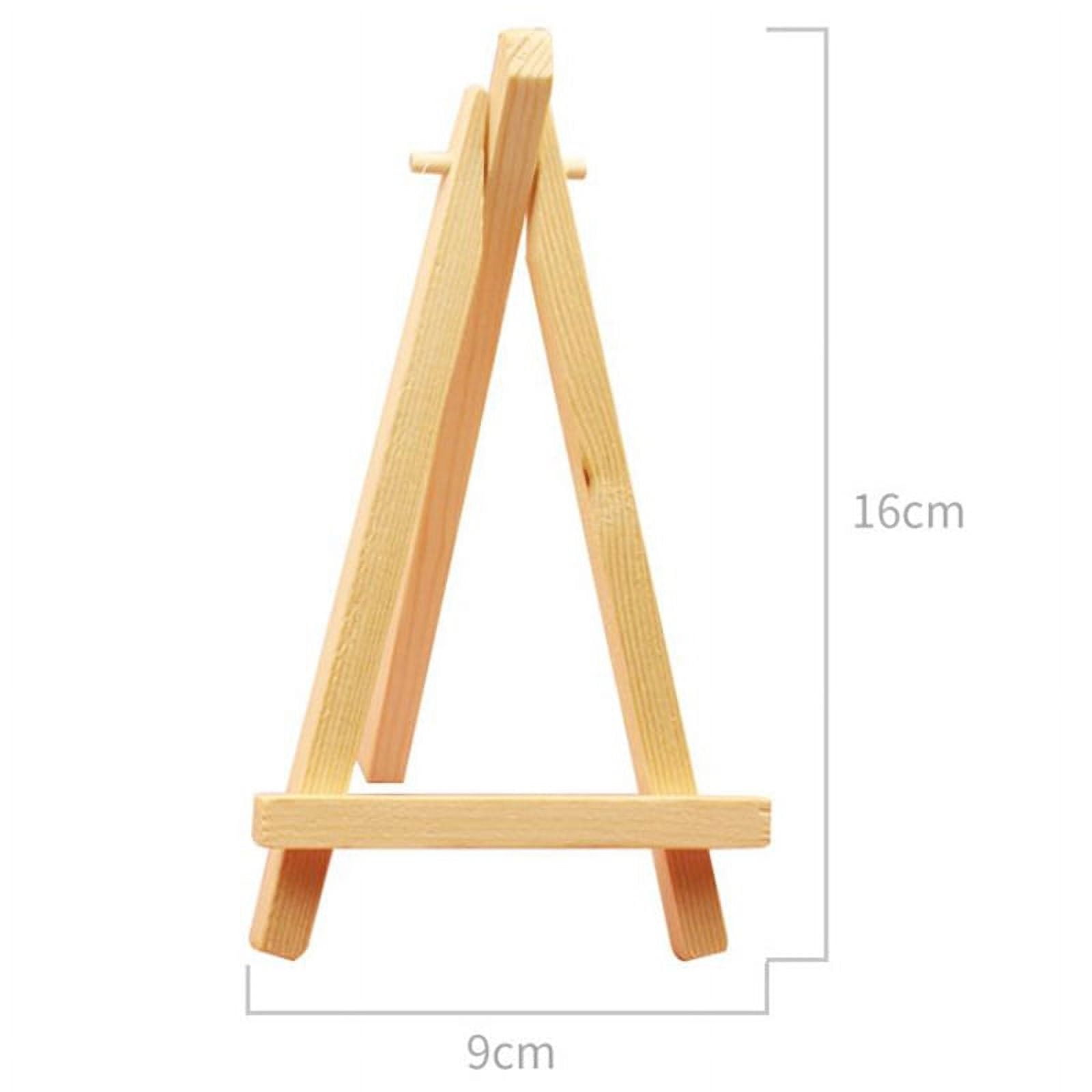 JETTINGBUY 1PC Mini Wooden Tripod Easel Display Painting Stand Card Canvas  Holder
