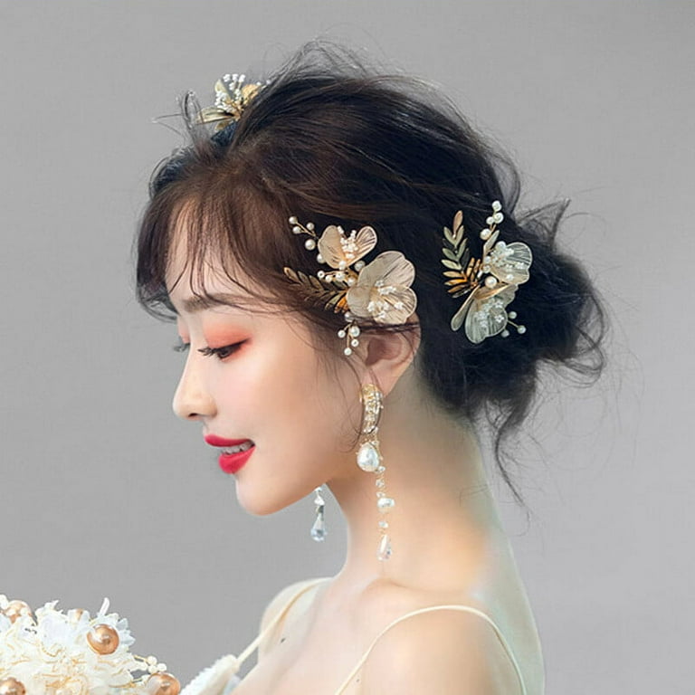 Gold color cheap hair accessories