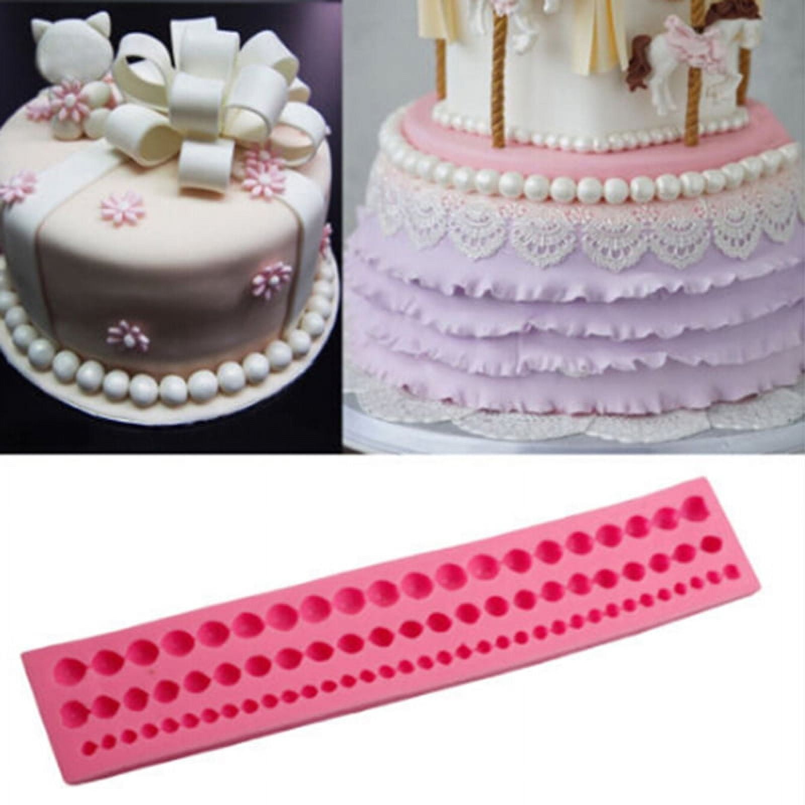 Pearl / Ball Silicone Mould  Cake Bake Decorate - online cake