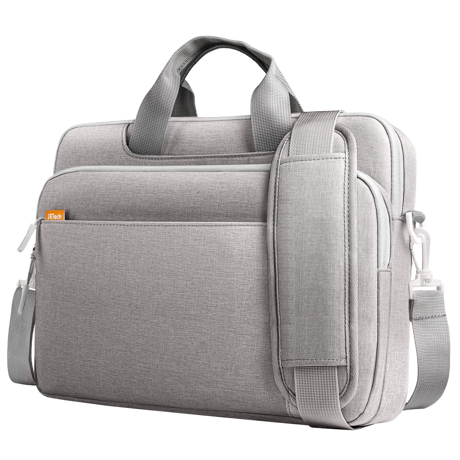 JETech Laptop Bag Case for MacBook Neo (A18 Pro), MacBook Air/Pro, Surface Book, HP Pavilion (Light Grey)
