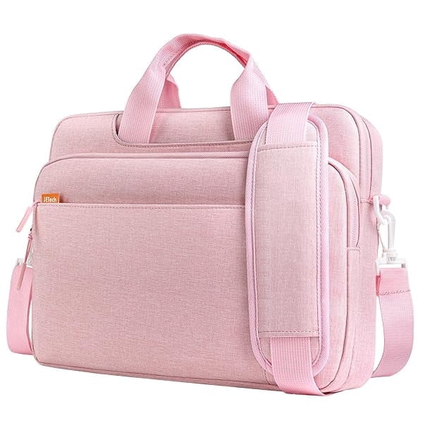 JETech Laptop Bag Case for MacBook Neo (A18 Pro), MacBook Air/Pro, Surface Book, HP Pavilion (Pink)