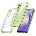 thumbnail image 1 of JETech 2 in 1 Case for Samsung Galaxy A54 5G 6.4-Inch with 2-Pack Screen Protector, Tempered Glass Film, Shockproof Bumper Phone Protective Cover Clear Back (Lime), 1 of 6