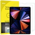 thumbnail image 1 of JETech 2-Pack Screen Protector for iPad Pro 12.9-Inch 2021/2020/2018 Model, Edge to Edge Liquid Retina Display, Face ID Compatible, Tempered Glass Film, 1 of 6