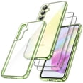 thumbnail image 1 of JETech 3 in 1 Case for Samsung Galaxy A35 5G, with 2-Pack Screen Protector, Tempered Glass Film, Shockproof Bumper Phone Protective Cover Clear Back (Lime), 1 of 6