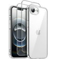 thumbnail image 1 of JETech 3 in 1 Case for iPhone 17e (2026) / iPhone 16e with 2 Pack Tempered Glass Screen Protectors (Clear), 1 of 6