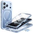 thumbnail image 1 of JETech 360 Full Body Magnetic Case for iPhone 18 Pro |Built-in Camera Control Button (Glacier), 1 of 7