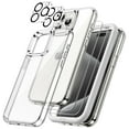 thumbnail image 1 of JETech 5 in 1 Case for iPhone 15 Pro 6.1-Inch with 2-Pack Each Tempered Glass Screen Protector and Camera Lens Protector, Non-Yellowing Shockproof Bumper Phone Cover (Clear), 1 of 7