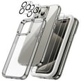 thumbnail image 1 of JETech 5 in 1 Case for iPhone 15 Pro 6.1-Inch with 2-Pack Each Tempered Glass Screen Protector and Camera Lens Protector, Non-Yellowing Shockproof Bumper Phone Cover (Natural Titanium), 1 of 7