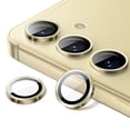 thumbnail image 1 of JETech Camera Lens Protector for Samsung Galaxy S24+ / S24 Plus, 9H Tempered Glass Metal Individual Ring Cover, Easy Installation Tray, HD Clear, 1 Set (Amber Yellow), 1 of 7