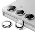 thumbnail image 1 of JETech Camera Lens Protector for Samsung Galaxy S24+ / S24 Plus, 9H Tempered Glass Metal Individual Ring Cover, Easy Installation Tray, HD Clear, 1 Set (Marble Gray), 1 of 7