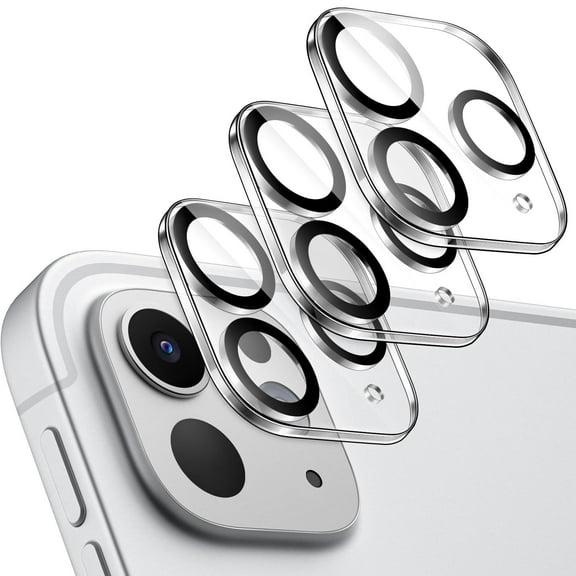 JETech Camera Lens Protector for iPad Pro 11-Inch M5/M4 and iPad Pro 13-Inch M5/M4, 9H Anti-Scratch HD Clear Tempered Glass, Full Coverage, Easy Installation, 3-Pack