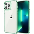 thumbnail image 1 of JETech Case Compatible with iPhone 13 Pro Max 6.7-Inch, Shockproof Phone Bumper Cover, Anti-Scratch Clear Back (Midnight Green), 1 of 6