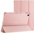 thumbnail image 1 of JETech Case for Samsung Galaxy Tab A7 10.4-Inch 2020 (SM-T500/T505/T507), NOT for Tab A7 Lite, Slim Translucent Back Tri-Fold Folio Stand Protective Tablet Cover, Auto Wake/Sleep (Rose Gold), 1 of 7