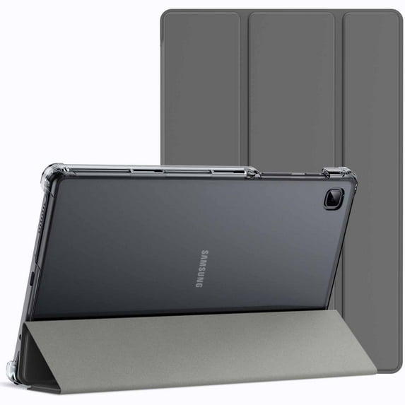 JETech Case for Samsung Galaxy Tab A7 Lite 8.7-Inch 2021 (SM-T227/T225/T220), Slim Translucent Back Tri-Fold Folio Stand Protective Tablet Cover (Dark Grey)