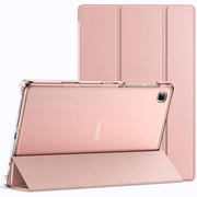 JETech Case for Samsung Galaxy Tab A7 Lite 8.7-Inch 2021 (SM-T227/T225/T220), Slim Translucent Back Tri-Fold Folio Stand Protective Tablet Cover (Rose Gold)