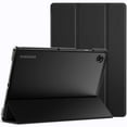 thumbnail image 1 of JETech Case for Samsung Galaxy Tab A8 10.5-Inch 2022 (SM-X200/X205/X207), Slim Translucent Back Tri-Fold Folio Stand Protective Tablet Cover, Auto Wake/Sleep (Black), 1 of 7