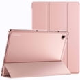 thumbnail image 1 of JETech Case for Samsung Galaxy Tab A8 10.5-Inch 2022 (SM-X200/X205/X207), Slim Translucent Back Tri-Fold Folio Stand Protective Tablet Cover, Auto Wake/Sleep (Rose Gold), 1 of 8