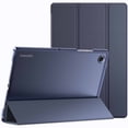 thumbnail image 1 of JETech Case for Samsung Galaxy Tab A8 10.5-Inch 2022 (SM-X200/X205/X207), Slim Translucent Back Tri-Fold Folio Stand Protective Tablet Cover, Auto Wake/Sleep (Navy), 1 of 8