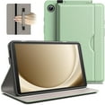 thumbnail image 1 of JETech Case for Samsung Galaxy Tab A9 8.7-Inch 2023, PU Leather Business Folio Stand Protective Tablet Cover with Pocket & Straps, Multi-Angle Viewing (Green), 1 of 6