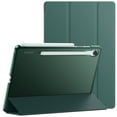 thumbnail image 1 of JETech Case for Samsung Galaxy Tab S10 FE / S9 FE 10.9-Inch, Slim Translucent Back Tri-Fold Stand Protective Tablet Cover, Support S Pen Charging, Auto Wake/Sleep (Midnight Green), 1 of 7