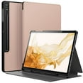 thumbnail image 1 of JETech Case for Samsung Galaxy Tab S8 Plus 2022 / S7 FE 2021 / S7 Plus 2020 12.4-Inch with S Pen Holder, Slim Folio Stand Protective Tablet Cover, Multi-Angle Viewing (Rose Gold), 1 of 6