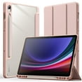 thumbnail image 1 of JETech Case for Samsung Galaxy Tab S9 11-Inch with S Pen Holder, Clear Transparent PC Back, Shockproof Tri-Fold Stand Tablet Cover, Auto Wake/Sleep (Rose Gold), 1 of 6