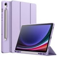 thumbnail image 1 of JETech Case for Samsung Galaxy Tab S9 11 Inch with S Pen Holder, Soft TPU Tri-Fold Stand Protective Tablet Cover, Support S Pen Charging, Auto Wake/Sleep (Light Purple), 1 of 6