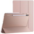 thumbnail image 1 of JETech Case for Samsung Galaxy Tab S9 FE+ / S9 FE Plus 12.4-Inch, Slim Translucent Back Tri-Fold Stand Protective Tablet Cover, Support S Pen Charging, Auto Wake/Sleep (Rose Gold), 1 of 7