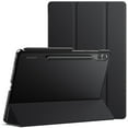 thumbnail image 1 of JETech Case for Samsung Galaxy Tab S9 FE+ / S9 FE Plus 12.4-Inch, Slim Translucent Back Tri-Fold Stand Protective Tablet Cover, Support S Pen Charging, Auto Wake/Sleep (Black), 1 of 7
