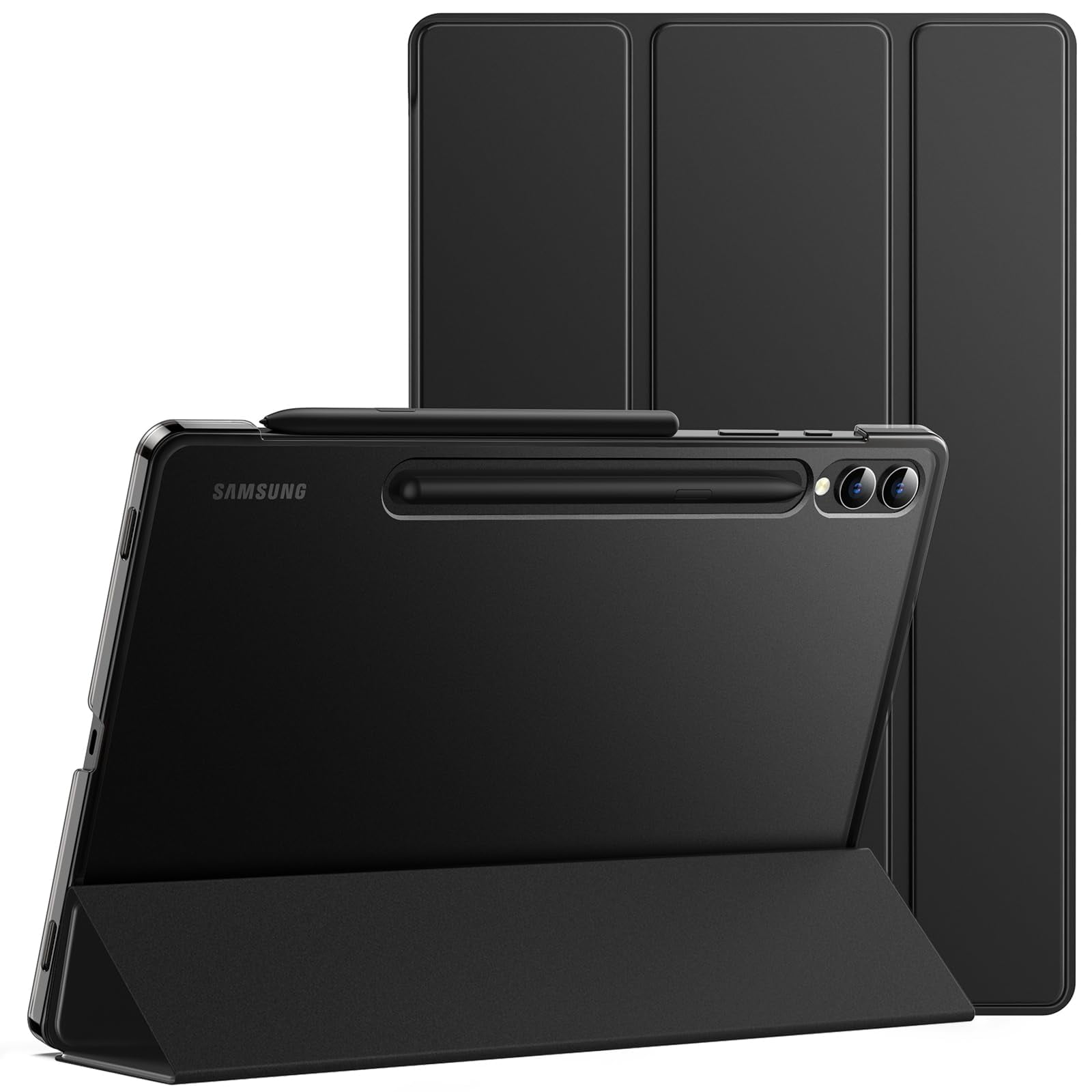 JETech Case for Samsung Galaxy Tab S9 Plus 12.4-Inch, Translucent Back ...