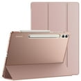 thumbnail image 1 of JETech Case for Samsung Galaxy Tab S9 Plus 12.4-Inch, Translucent Back Tri-Fold Stand Protective Tablet Cover, Support S Pen Charging, Auto Wake/Sleep (Rose Gold), 1 of 7