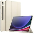 thumbnail image 1 of JETech Case for Samsung Galaxy Tab S9 Ultra 14.6 Inch with S Pen Holder, Soft TPU Tri-Fold Stand Protective Tablet Cover, Support S Pen Charging, Auto Wake/Sleep (Beige), 1 of 6
