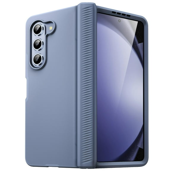 JETech Case for Samsung Galaxy Z Fold 5 2023 with Hinge Protection, Heavy Duty Rugged Protective Hard PC Phone Cover, Anti-Fingerprint Matte Finish (Blue)