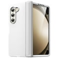 thumbnail image 1 of JETech Case for Samsung Galaxy Z Fold 5 2023 with Hinge Protection, Heavy Duty Rugged Protective Hard PC Phone Cover, Anti-Fingerprint Matte Finish (White), 1 of 6