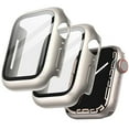 thumbnail image 1 of JETech Case with Screen Protector Compatible with Apple Watch Series 9 8 7 45mm, Overall Protective Cover, Built-in Tempered Glass Film High Sensitivity, 2 Pack (Starlight), 1 of 6