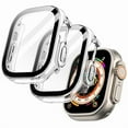 thumbnail image 1 of JETech Case with Screen Protector Compatible with Apple Watch Ultra 2/1 49mm, Overall Protective Cover, Built-in Tempered Glass Film High Sensitivity, 2 Pack (Clear), 1 of 6