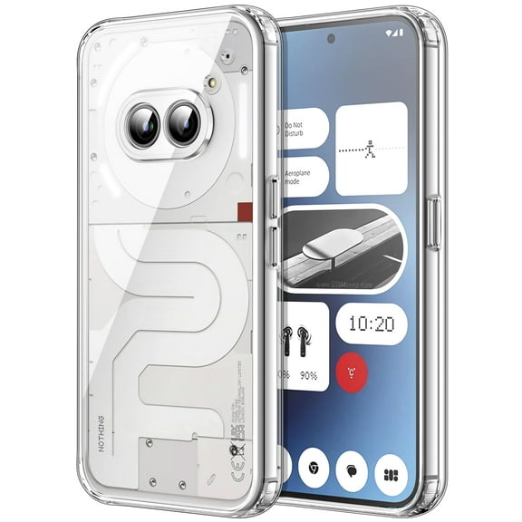 JETech Case for Nothing Phone 2a / 2a Plus, Non-Yellowing Shockproof Phone Bumper Cover, Anti-Scratch Clear Back (Clear)