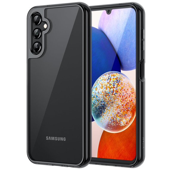 JETech Case for Samsung Galaxy A14 4G/5G 6.6-Inch, Non-Yellowing Shockproof Bumper Protective Phone Cover, Anti-Scratch Hard PC Back (Black)