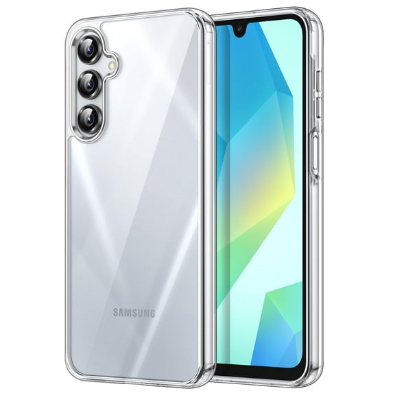 JETech Case for Samsung Galaxy A16 5G / 4G 6.7-Inch, Non-Yellowing Shockproof Bumper Protective Phone Cover, Anti-Scratch Hard PC Back (Clear)