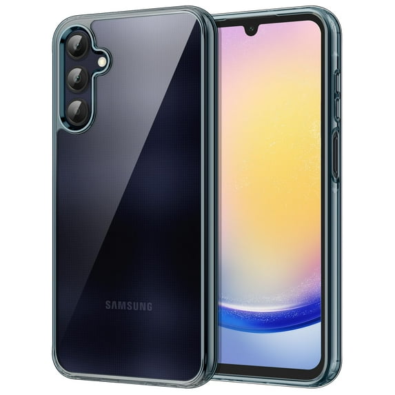 JETech Case for Samsung Galaxy A25 5G 6.5-Inch, Non-Yellowing Shockproof Bumper Protective Phone Cover, Anti-Scratch Hard PC Back (Deep Blue)