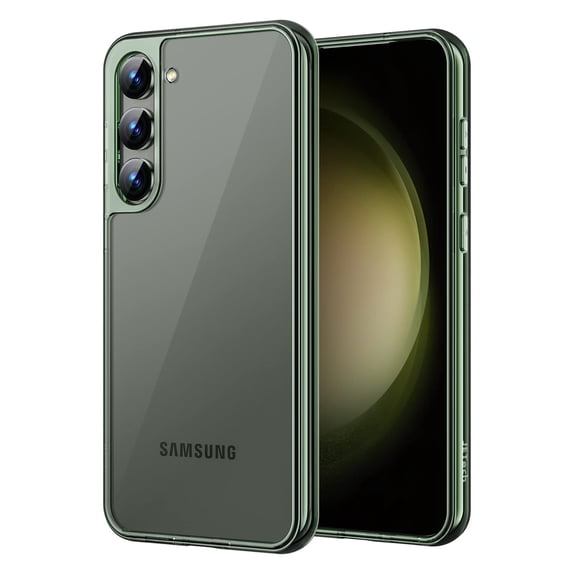 JETech Case for Samsung Galaxy S23 5G 6.1-Inch, Non-Yellowing Shockproof Bumper Protective Phone Cover, Anti-Scratch Hard PC Back (Green)