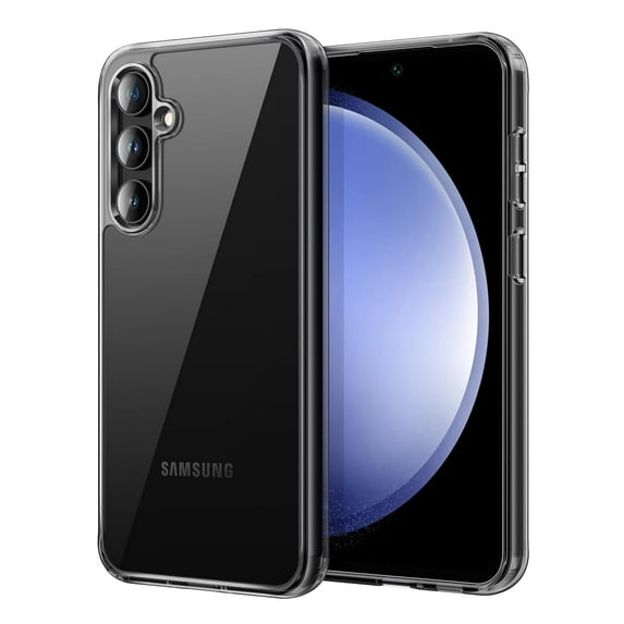 JETech Case for Samsung Galaxy S23 FE 6.4-Inch, Non-Yellowing Shockproof Bumper Protective Phone Cover, Anti-Scratch Hard PC Back (Black)