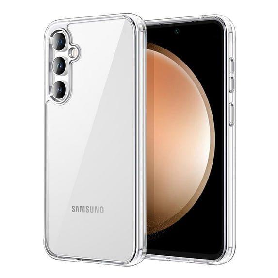 JETech Case for Samsung Galaxy S23 FE 6.4-Inch, Non-Yellowing Shockproof Bumper Protective Phone Cover, Anti-Scratch Hard PC Back (Clear)