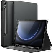 JETech Case for Samsung Galaxy Tab S10 FE / S9 FE 10.9-Inch with S Pen Holder, Slim Folio Stand Protective Tablet Cover, Multi-Angle Viewing (Black)