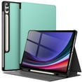 thumbnail image 1 of JETech Case for Samsung Galaxy Tab S9 Plus 12.4-Inch with S Pen Holder, Slim Folio Stand Protective Tablet Cover, Multi-Angle Viewing (Green), 1 of 6