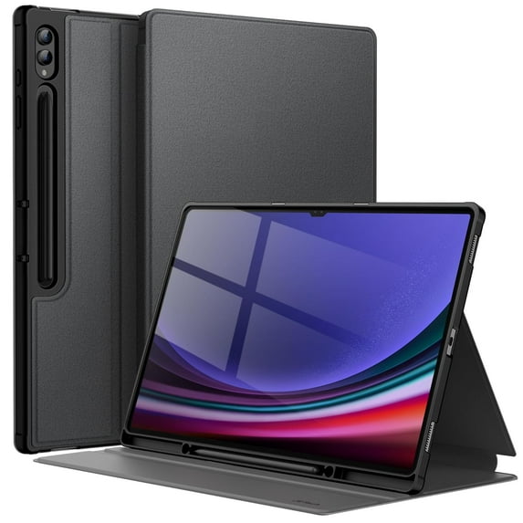 JETech Case for Samsung Galaxy Tab S9 Ultra 14.6-Inch with S Pen Holder, Slim Folio Stand Protective Tablet Cover, Multi-Angle Viewing (Black)