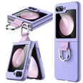 thumbnail image 1 of JETech Case for Samsung Galaxy Z Flip 5 2023 with Ring, Hard PC Slim Shockproof Anti-Scratch Protective Phone Cover (Purple), 1 of 7