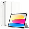 thumbnail image 1 of JETech Case for iPad (A16) 11th/10th Generation (2025/2022) with Pencil Holder, Slim Tablet Cover with Soft TPU Back, Auto Wake/Sleep (White), 1 of 7