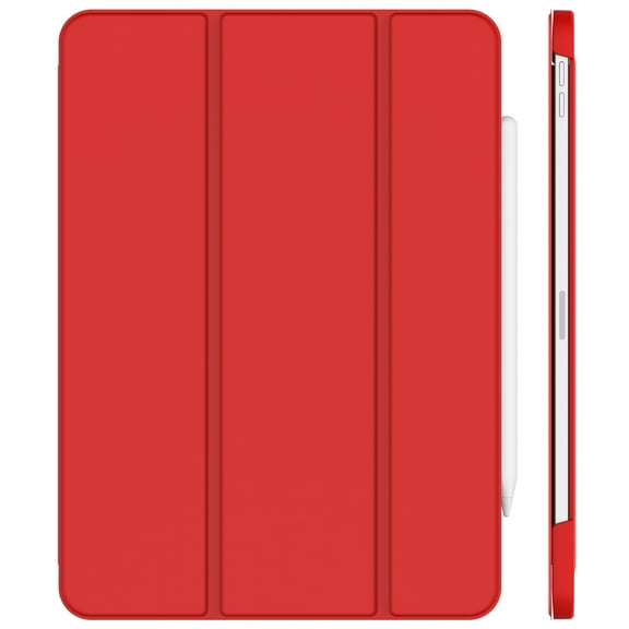 JETech Case for iPad Pro 11-Inch, 2021/2020/2018 Model, Compatible with Pencil, Cover Auto Wake/Sleep, Red