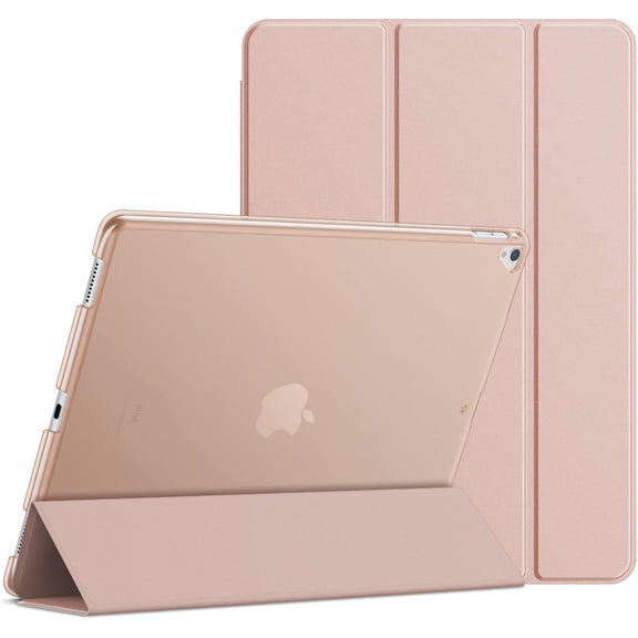 JETech Case for iPad Pro 12.9 Inch (1st and 2nd Generation, 2015 and 2017 Model), Auto Wake/Sleep (Rose Gold)